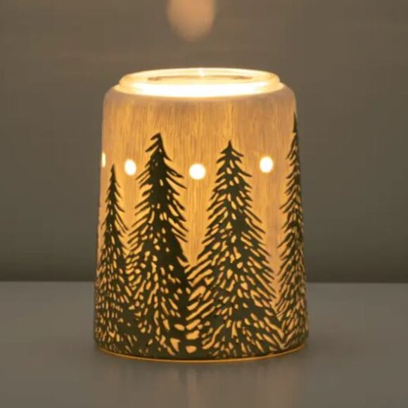 Scentsy Golden Crest Warmer NEW IN BOX - Picture 1 of 5